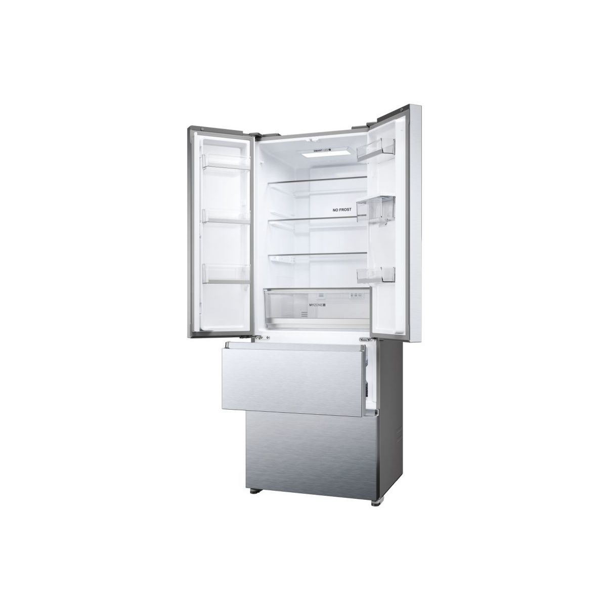 Réfrigérateur multi portes HFR5719EWMG silver, HAIER