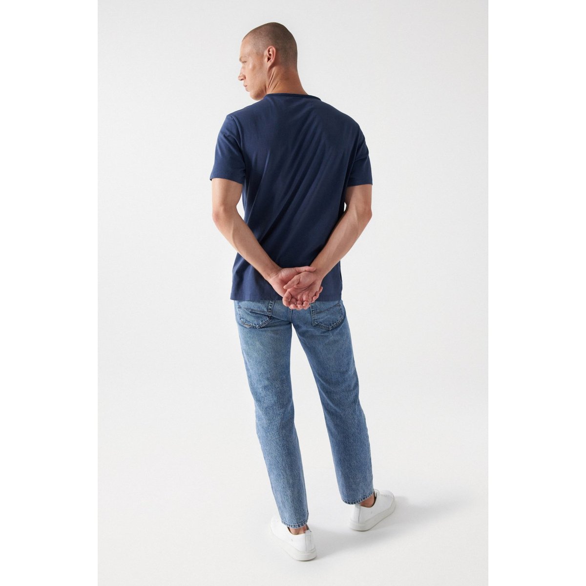 T-SHIRT AVEC LOGO bleu foncé, SALSA JEANS