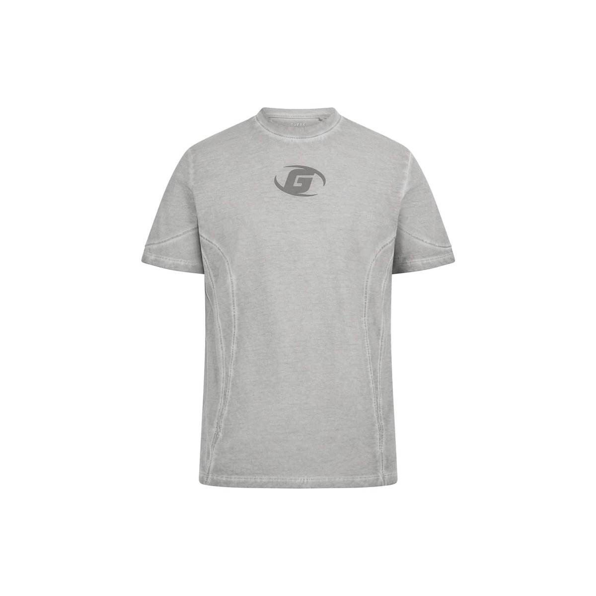 T-Shirt Logo Coupe Classique gris clair, GUESS