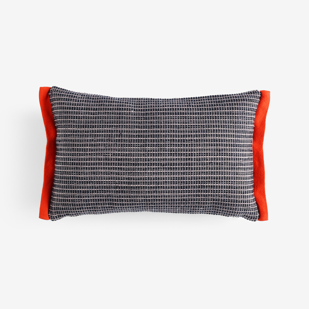 MADE.COM Cady Woven Filled Cushion dark blue, MADE
