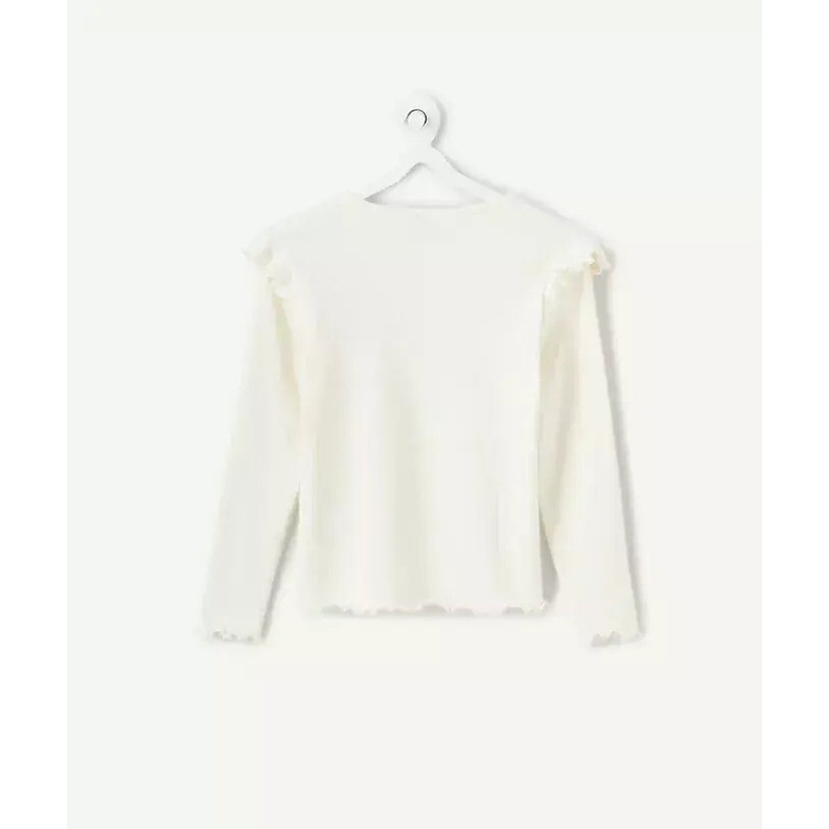 T-shirt manches longues ecru, TAPE A L'OEIL