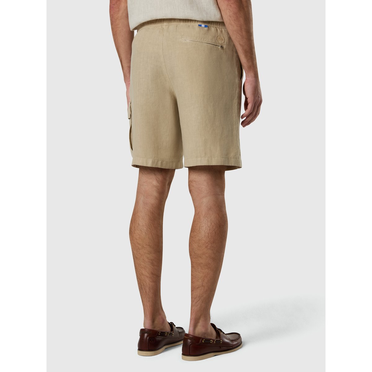 Shorts en lin DE SEASIDE chino beige, NORTH SAILS