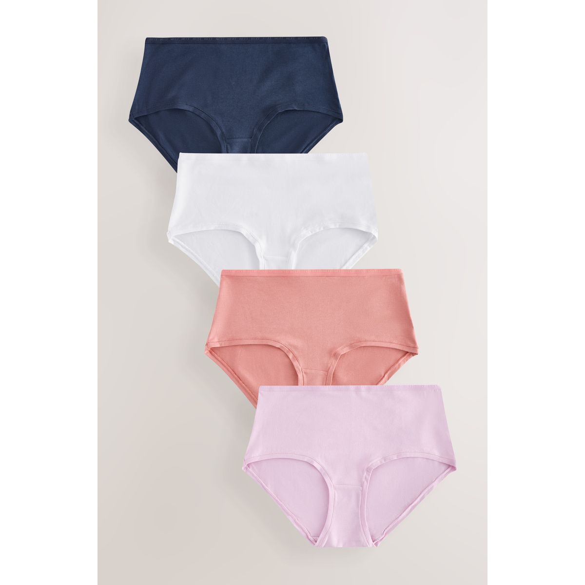 String confort ultime avec logo, lot de 4 marine/rose/crème, NEXT