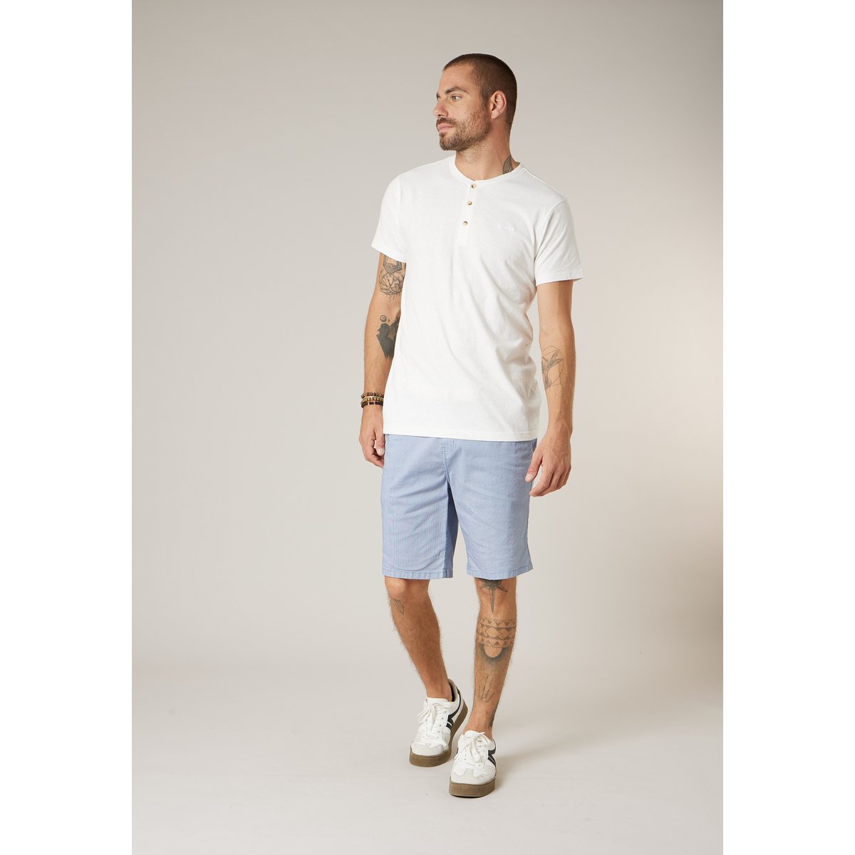 T-shirt homme en coton TERNAN natural, DEELUXE