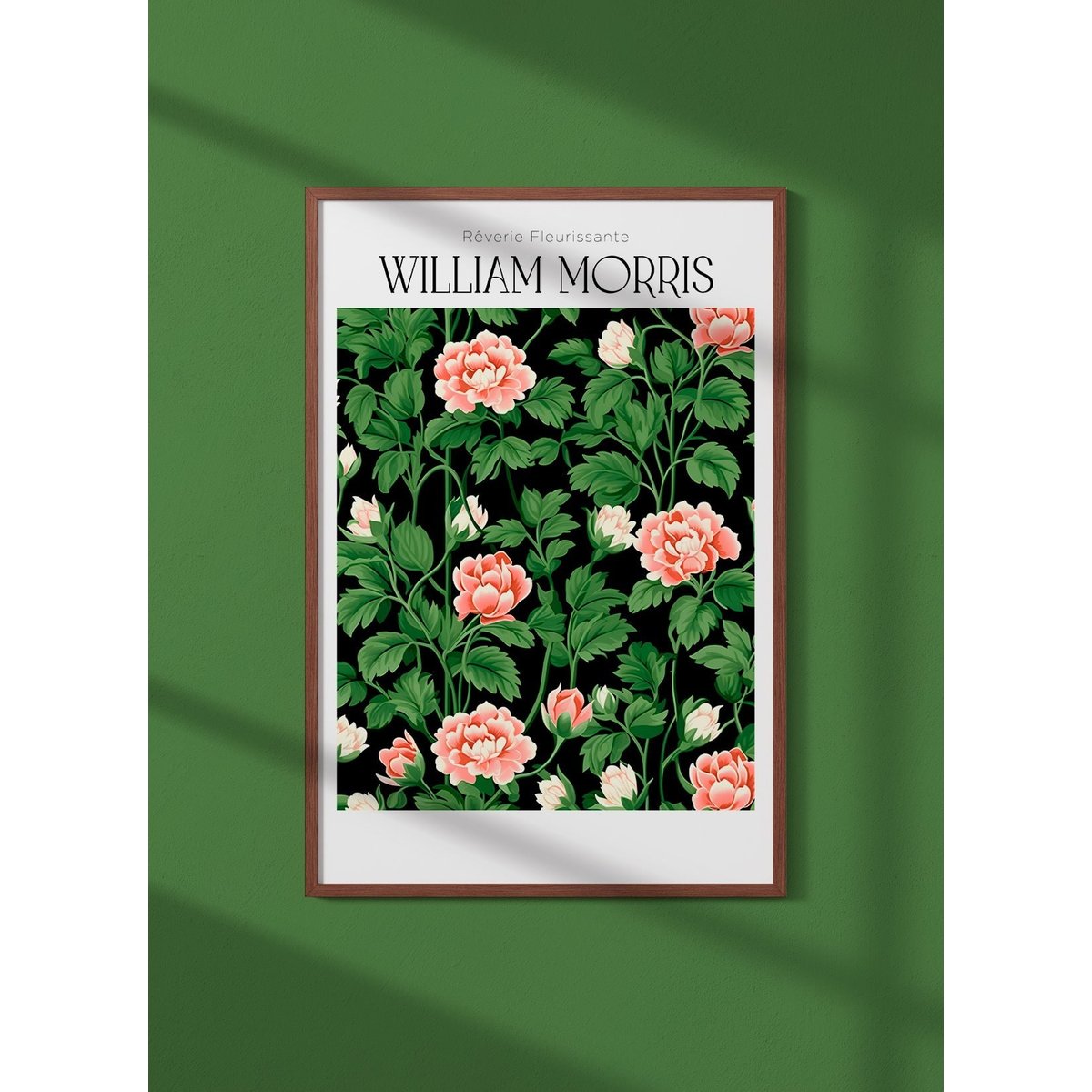 Affiche William Morris n°9 blanc, L'AFFICHERIE