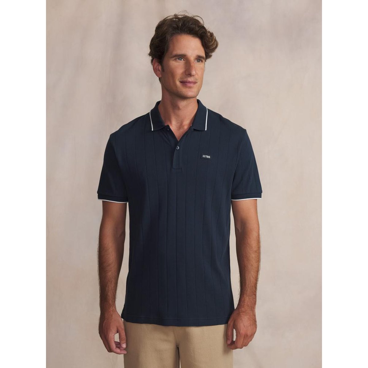 Polo manches courtes SIMEOPOL navy, TBS