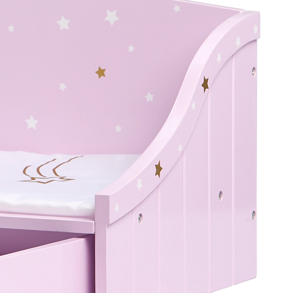 Lit Gigogne Poupée TWINKLE STARS PRINCESS violet, TEAMSON KIDS
