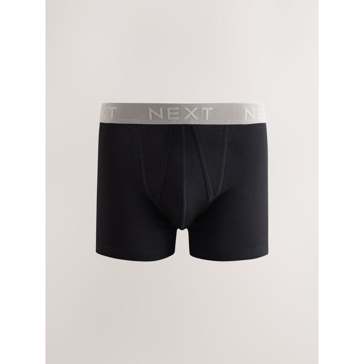 Boxer en coton avec ouverture sur le devant ceintures texturées noires, NEXT