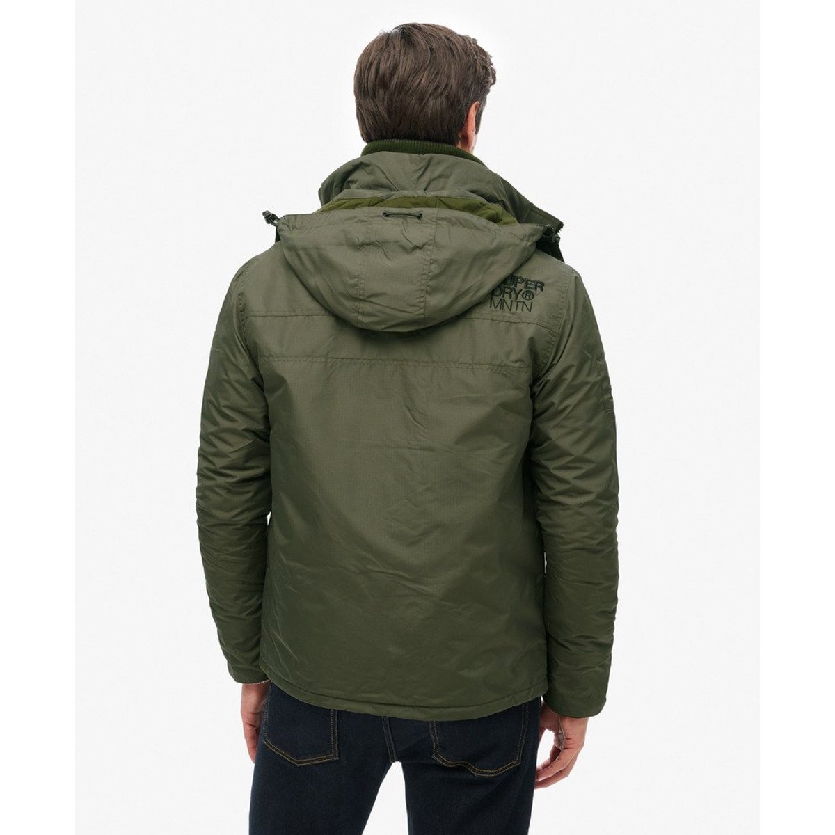 Veste Mountain SD Windcheater vert olive surplus, SUPERDRY