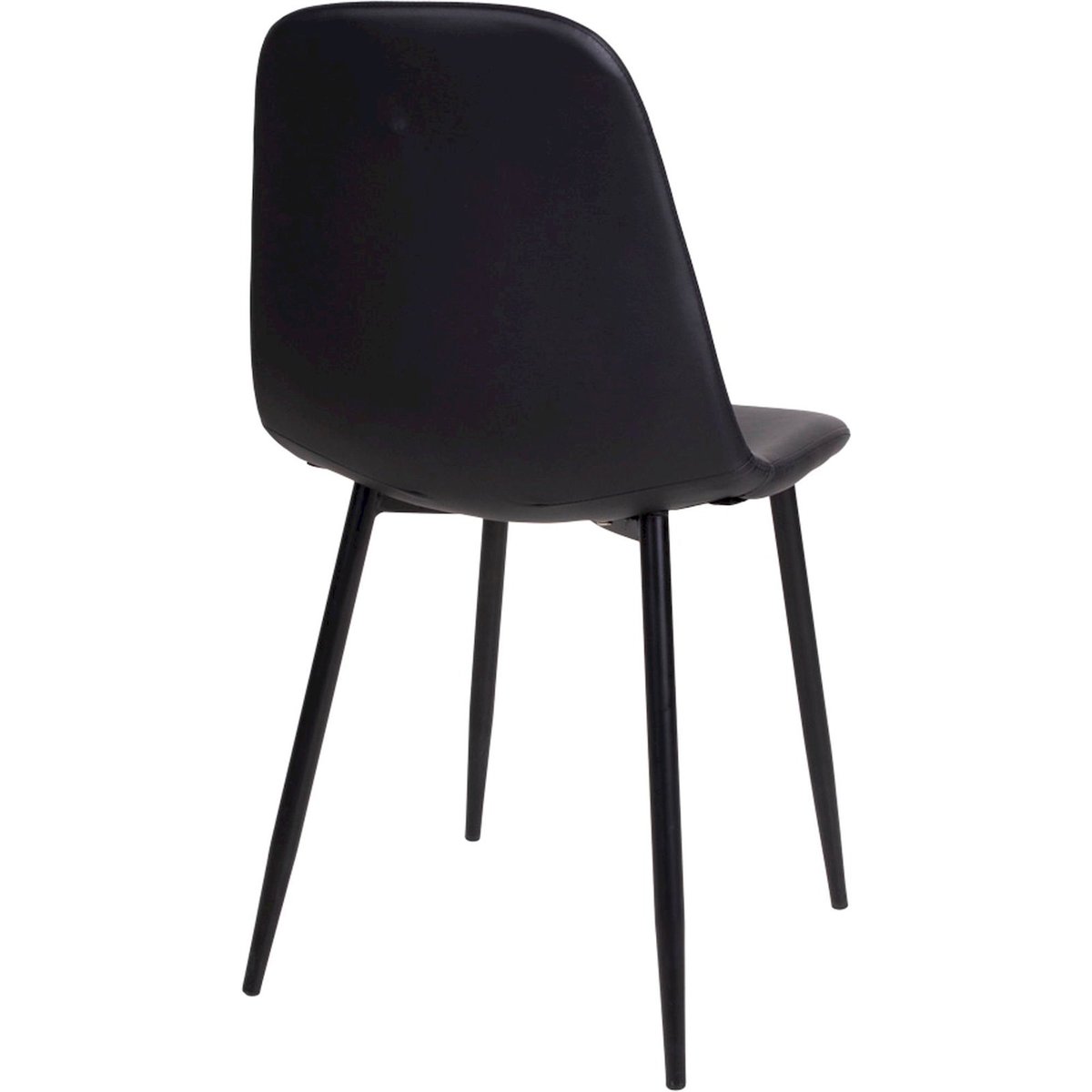Chaise capitonnée collection IGER noir, RECOLLECTION