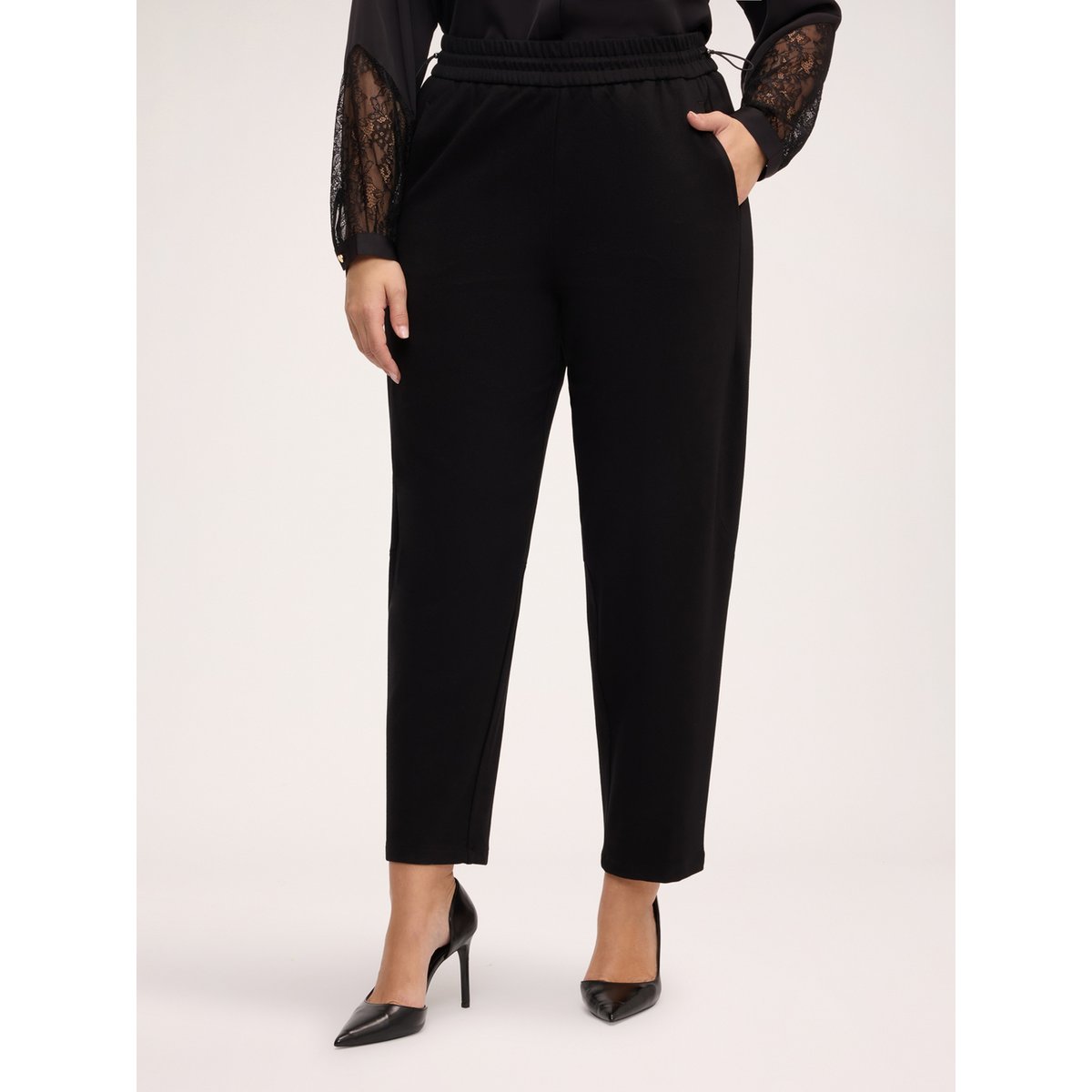 Pantalon Balloon noir, FIORELLA RUBINO