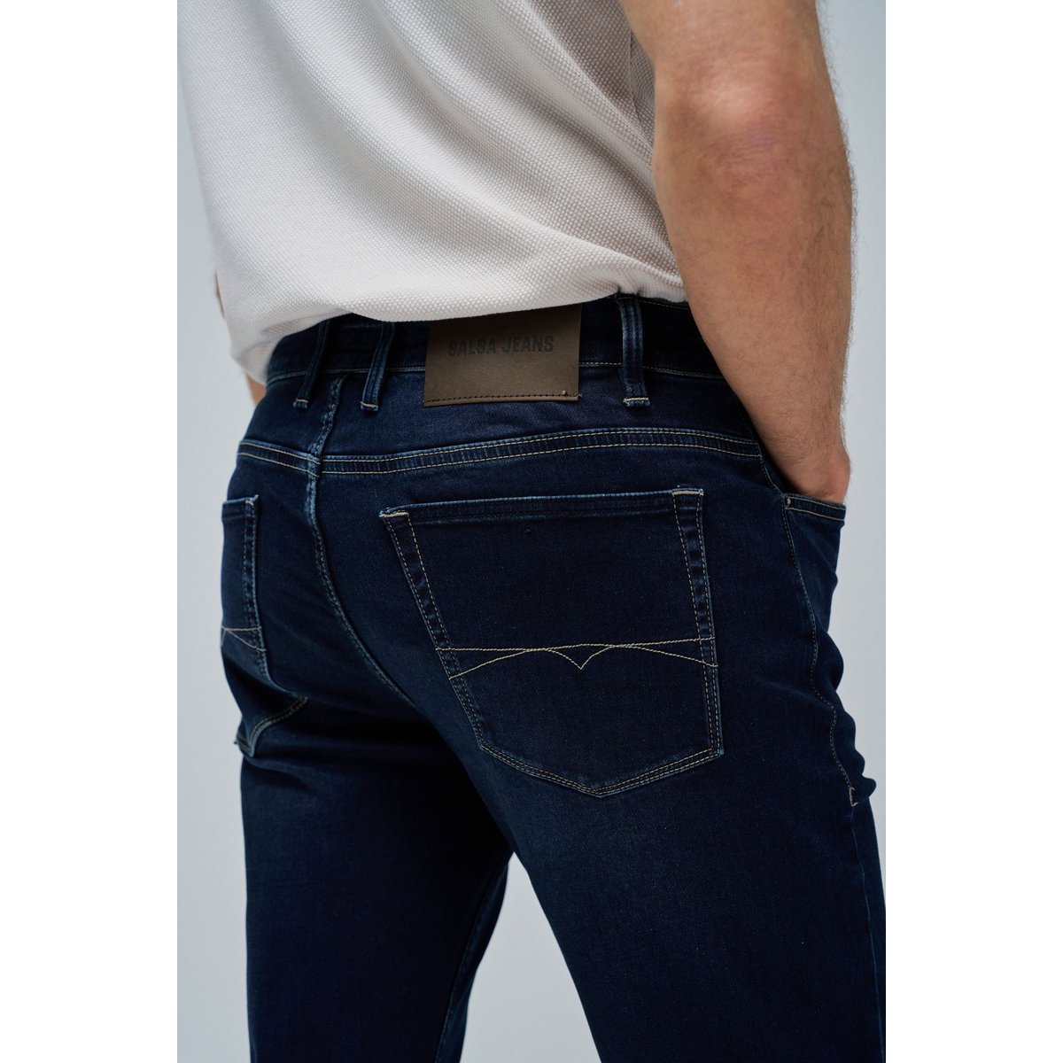 JEAN SLIM FIT S-ACTIV bleu vintage, SALSA JEANS