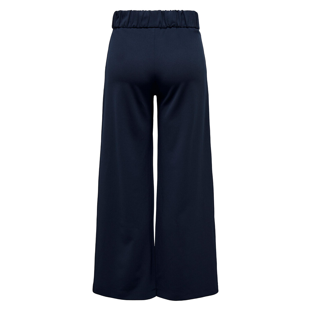 Pantalon large, taille haute marine, JDY