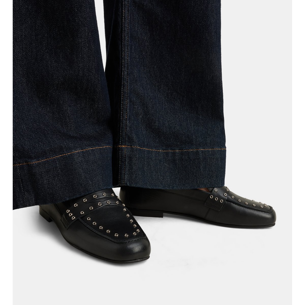 Mocassins carla cuir noir, GALERIES LAFAYETTE