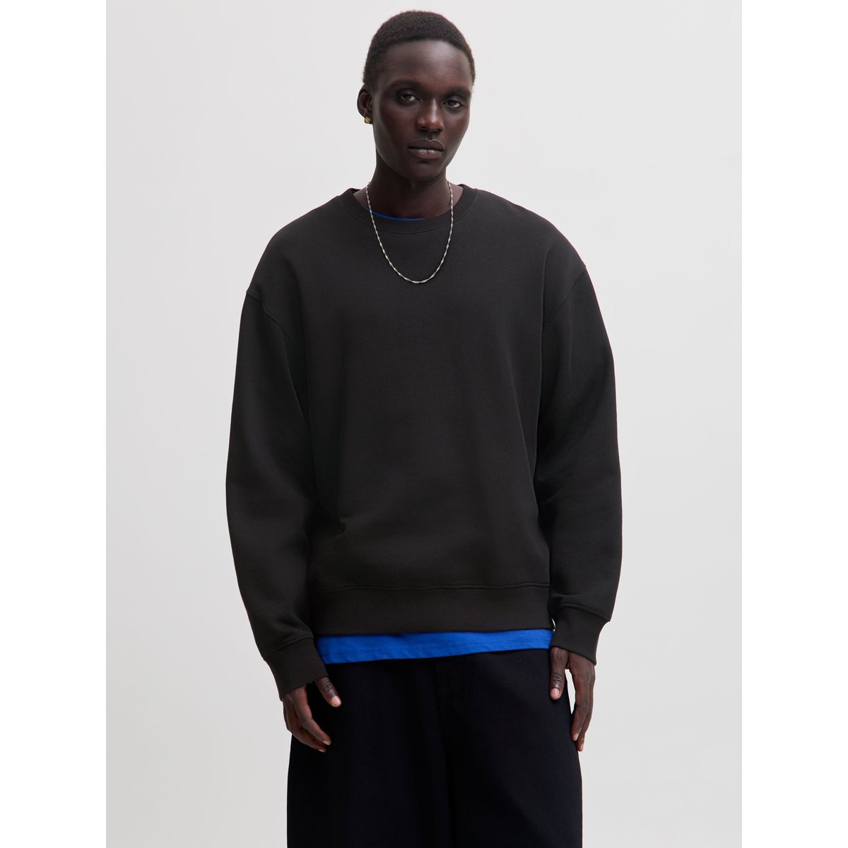 Sweat-Shirt black 1, JACK & JONES