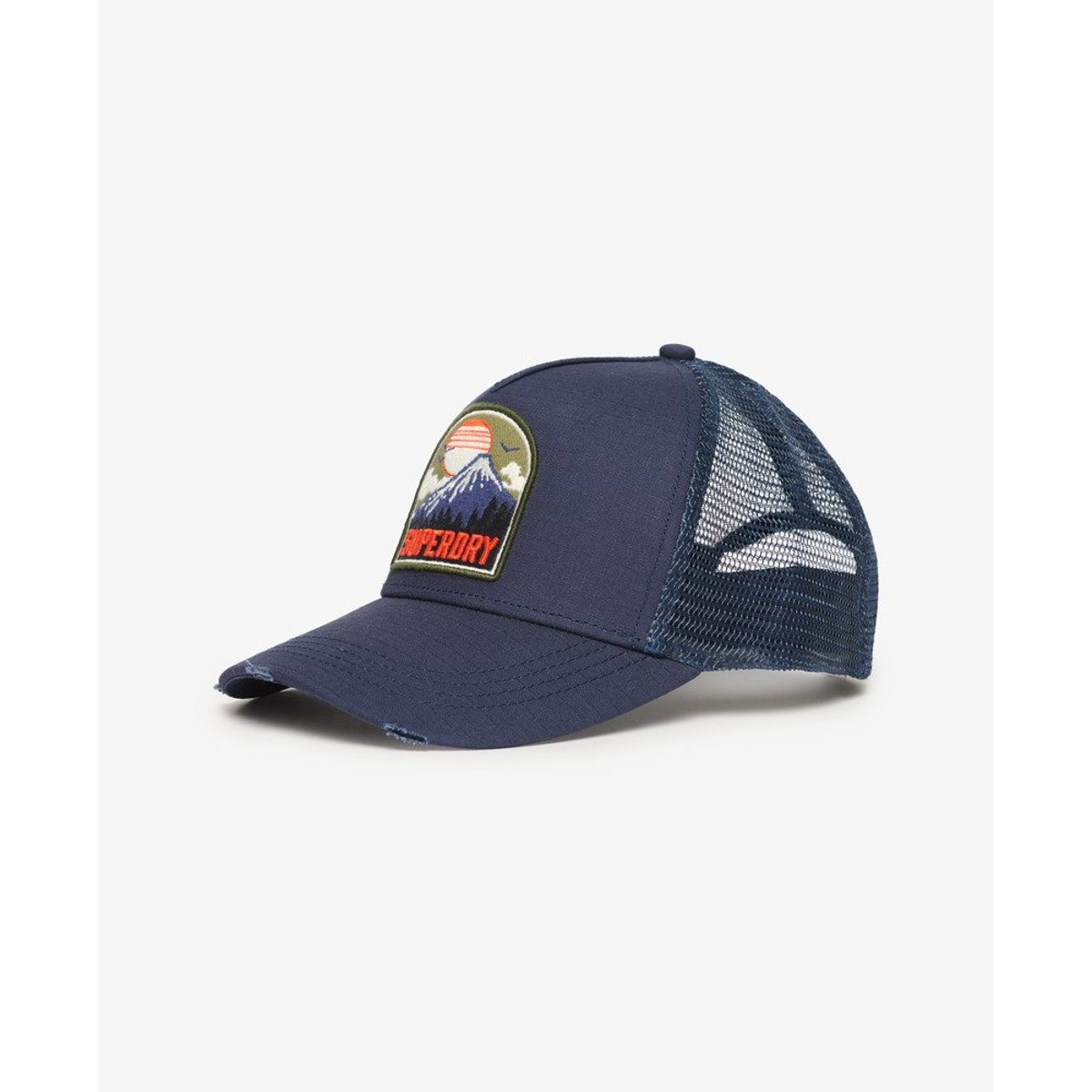 Casquette camionneur Dirt Road bleu marine lauren, SUPERDRY
