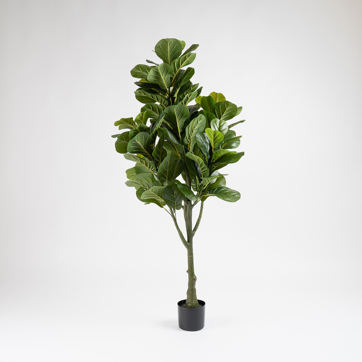 150cm Artificial Fiddleleaf Tree in Black Pot green, SO'HOME