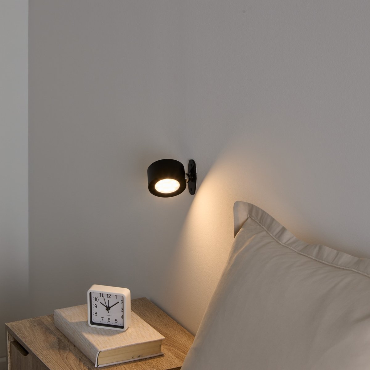 Lampe LED amovible à batterie avec fixation magnétique noir, 5FIVE SIMPLY SMART
