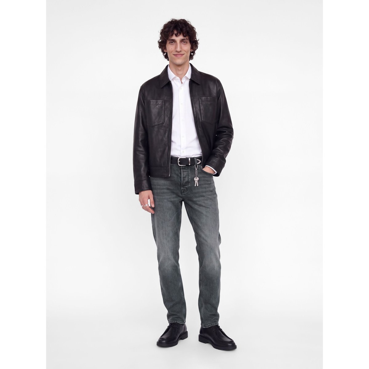 Coupe Regular black denim 1, JACK & JONES