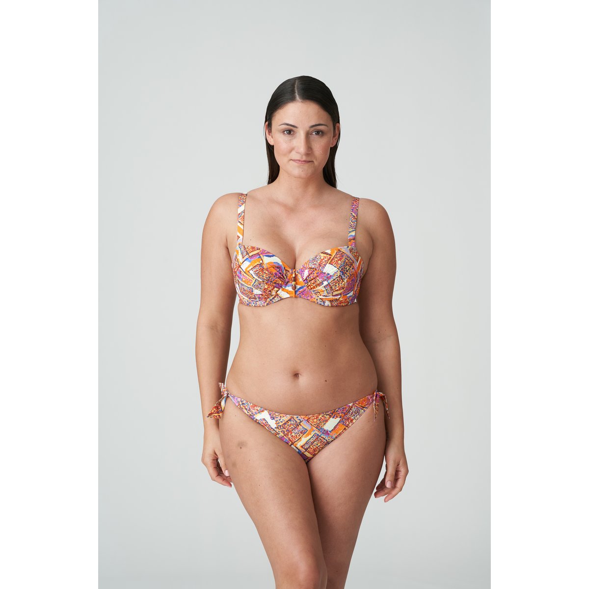 Slip taille basse ficelles NAVALATO orange - summer sunset, PRIMADONNA