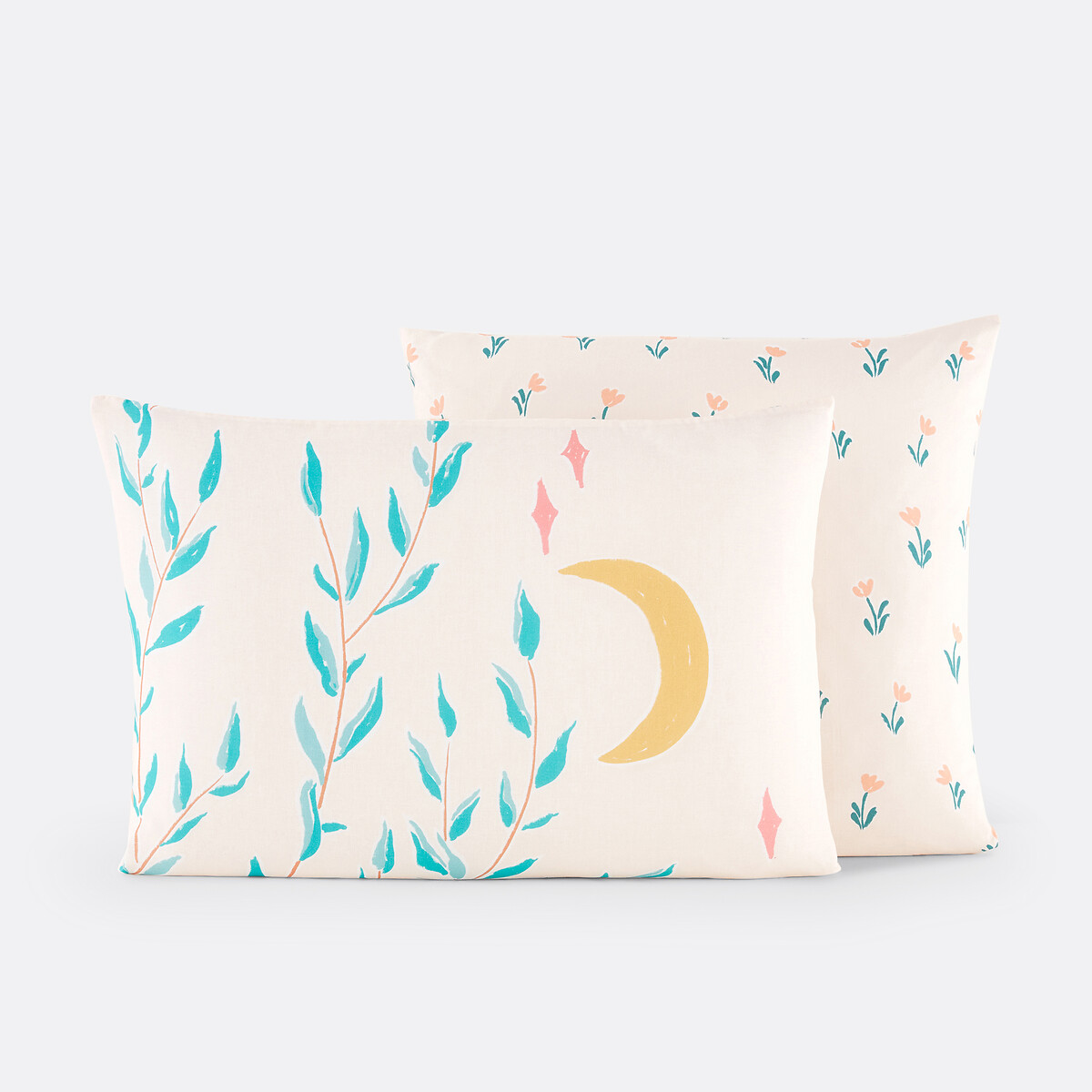 Anis 50% Recycled Cotton Pillowcase printed, LA REDOUTE INTERIEURS