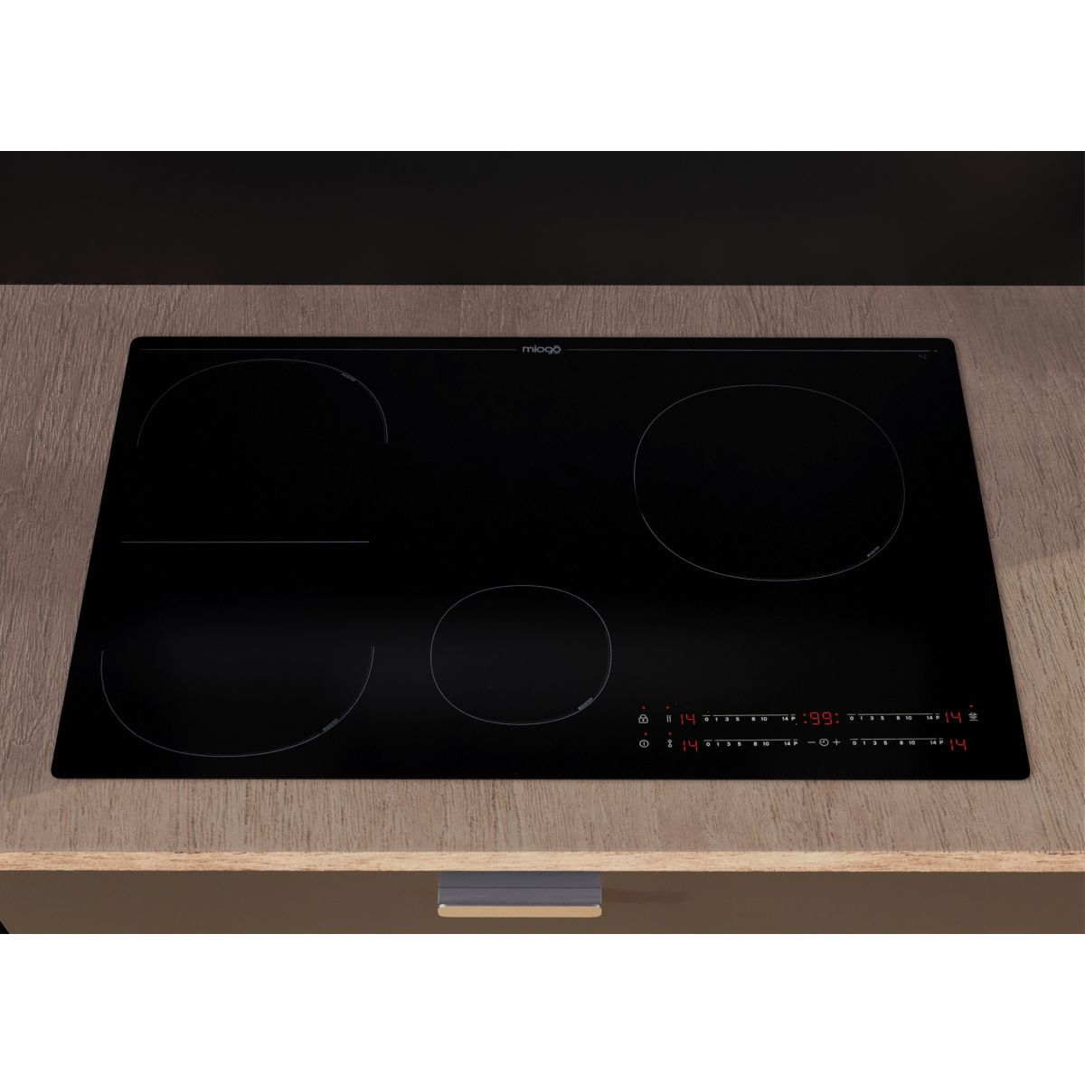 Plaque induction MHI801SH SmartHood noir, MIOGO