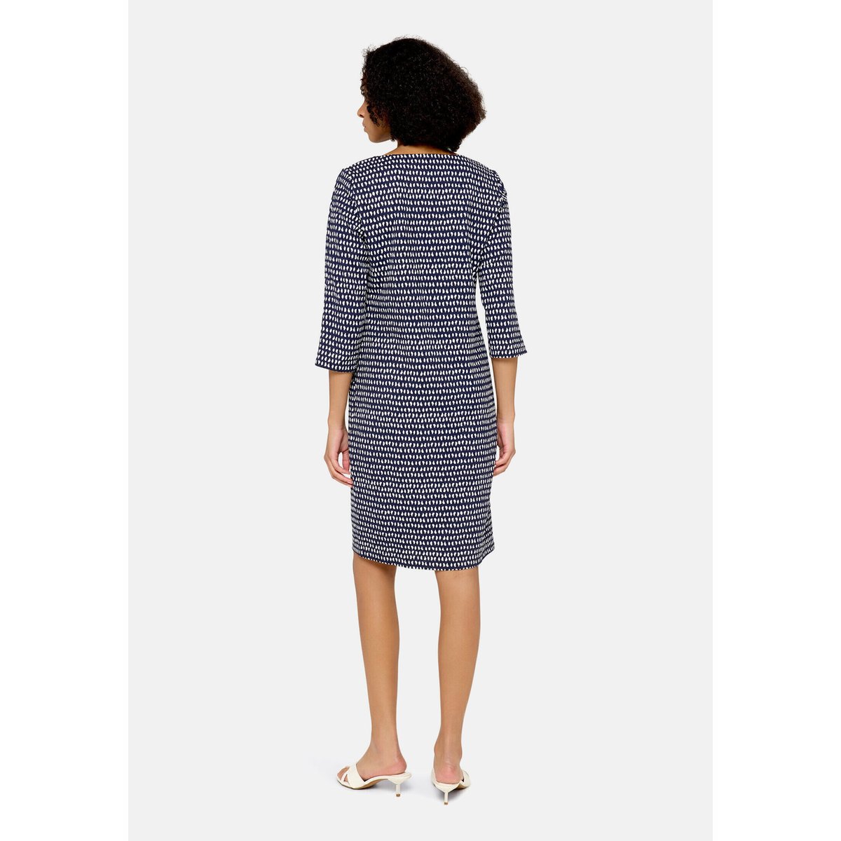 Robe casual à motifs bleu/blanc, CARTOON