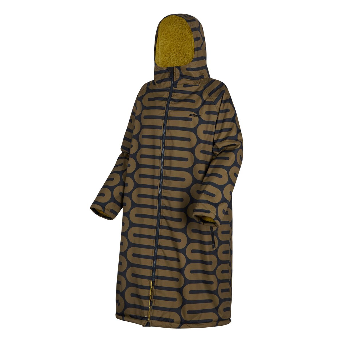 Peignoir à langer imperméable motif/style abstrait ORLA KIELY vert olive, REGATTA
