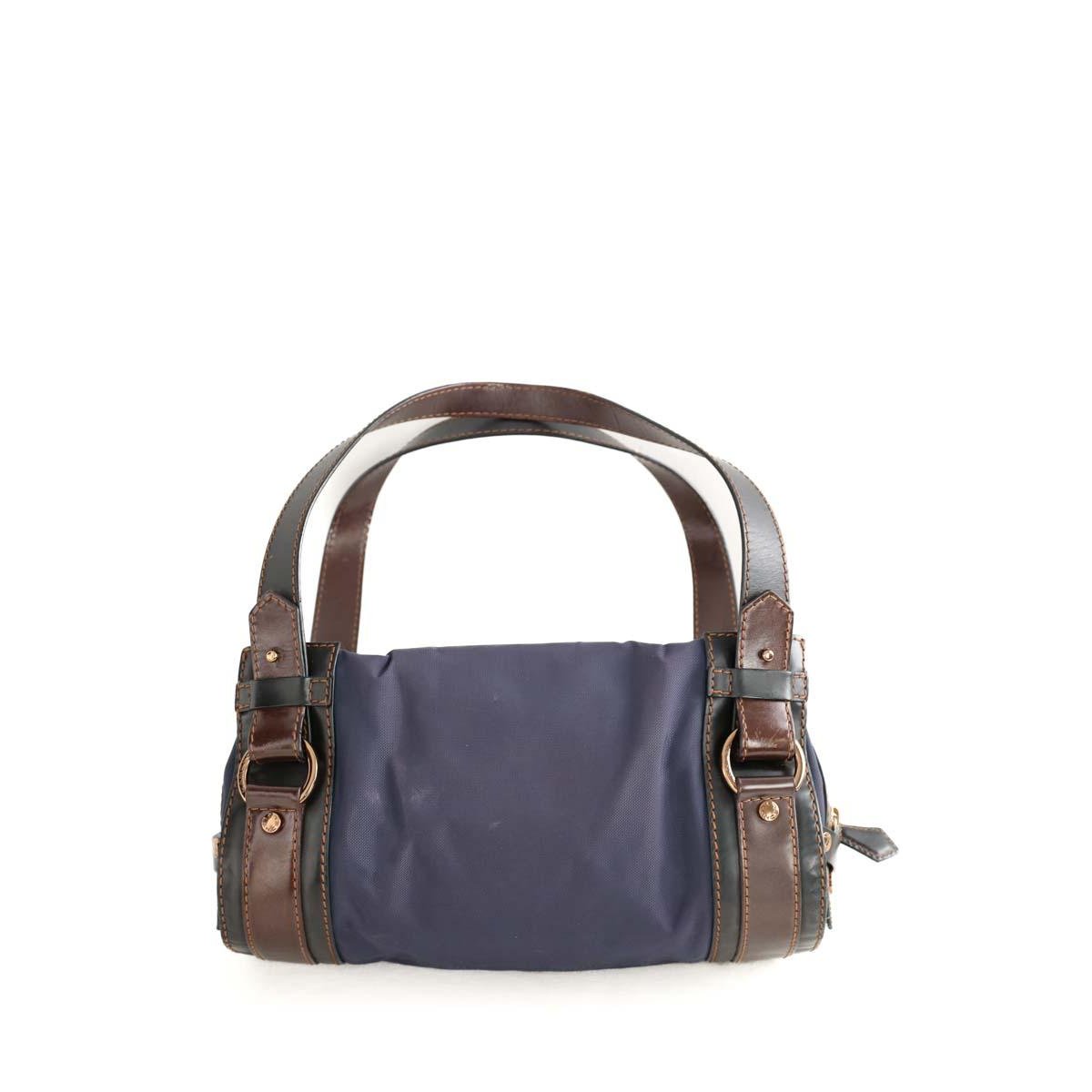 Sac porté épaule - Bon État violet, LANCEL