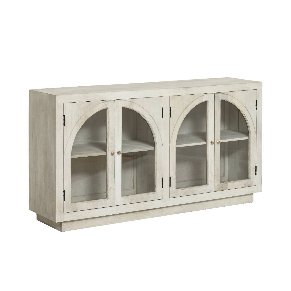 Buffet en bois de manguier MILIAM bois clair, MADE IN MEUBLES 