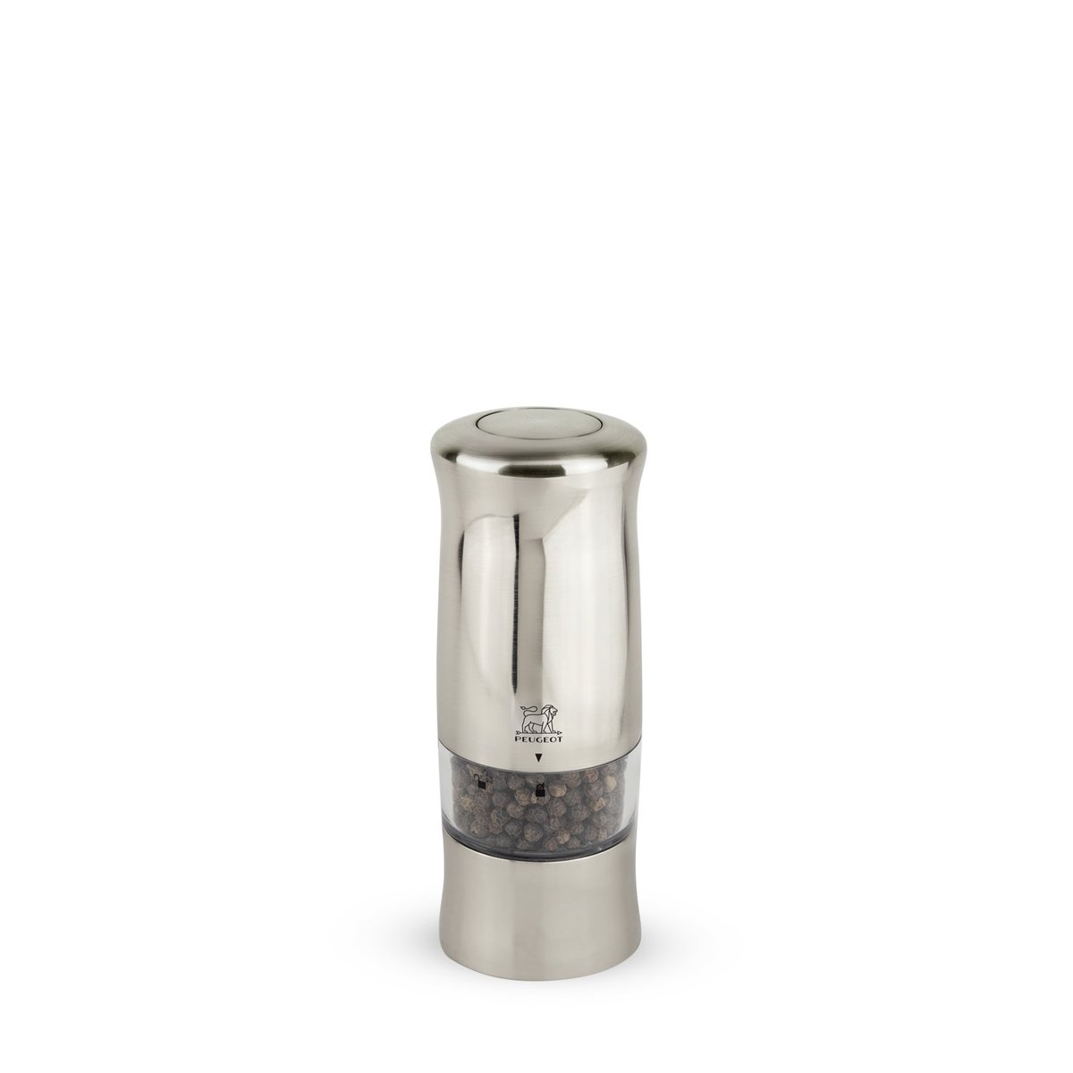Moulin à poivre électrique en ABS 14 cm ZELI inox, PEUGEOT