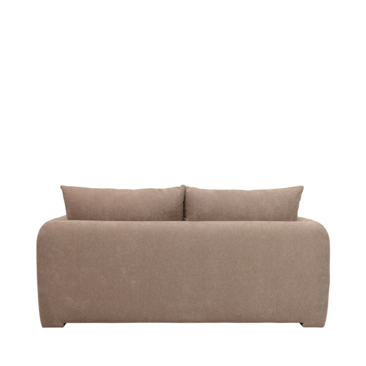 Canapé convertible 2,5 places en tissu- WIAME taupe, DRAWER