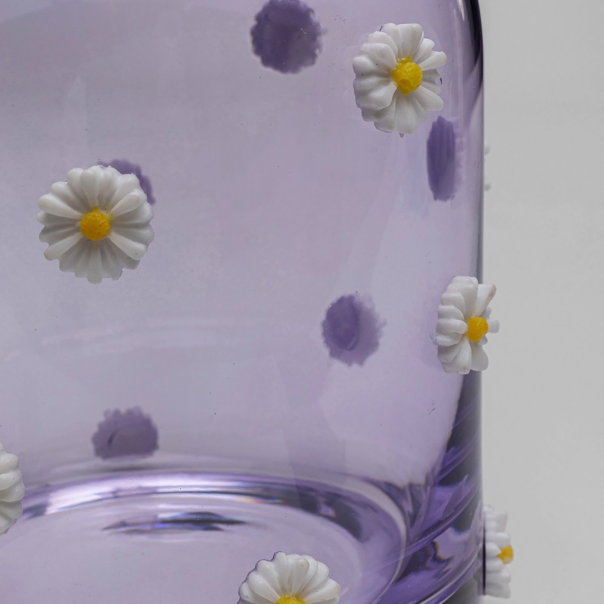Carafe en verre, PARTY FLOWERS violet, KARE DESIGN