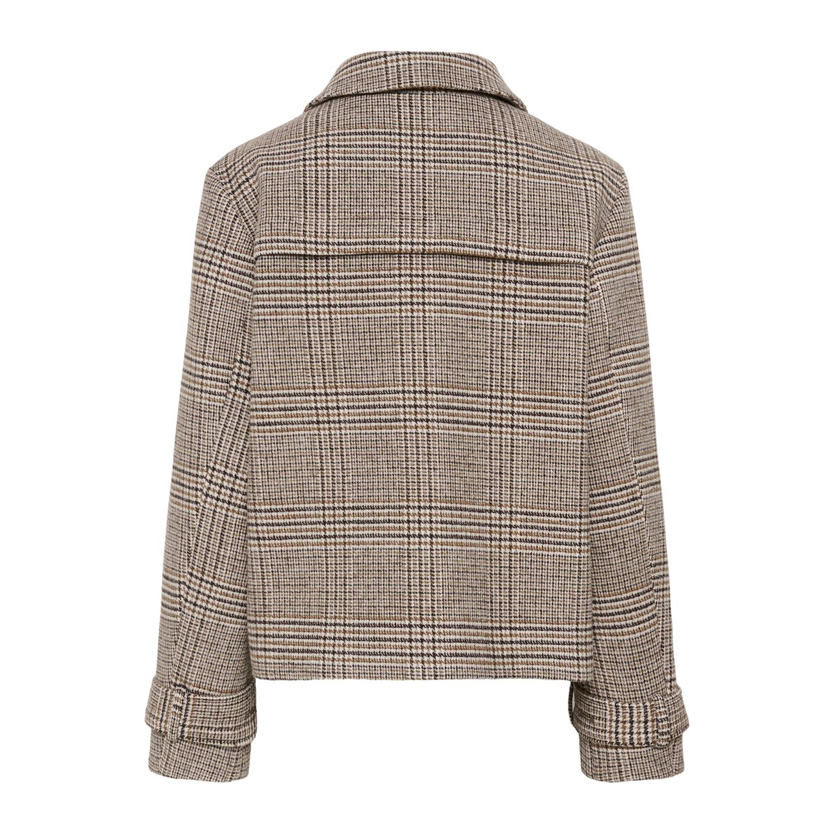 Manteau gris grey check, CREAM