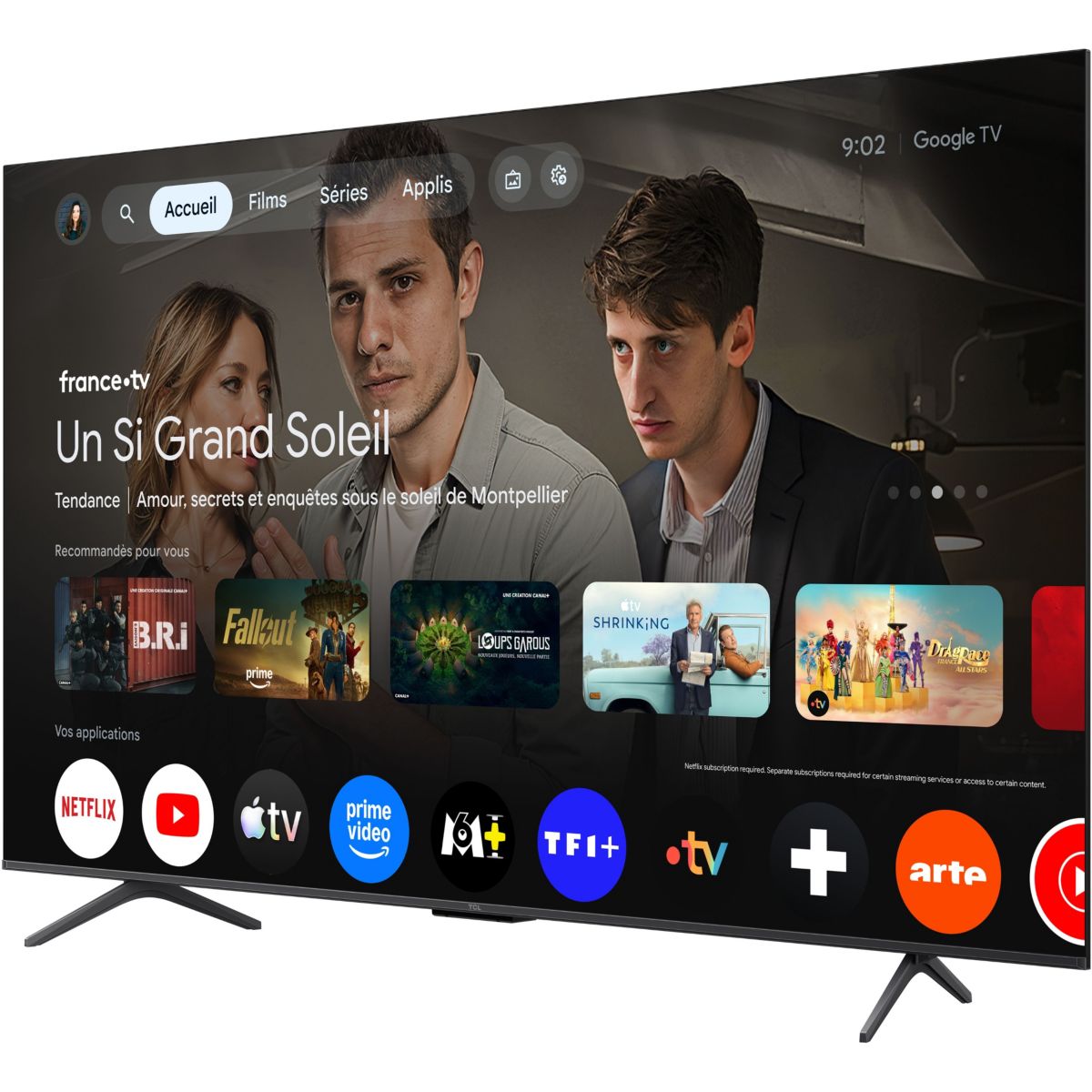 TV Mini LED 65P89L (2026) 65" (165 cm) couleur unique, TCL