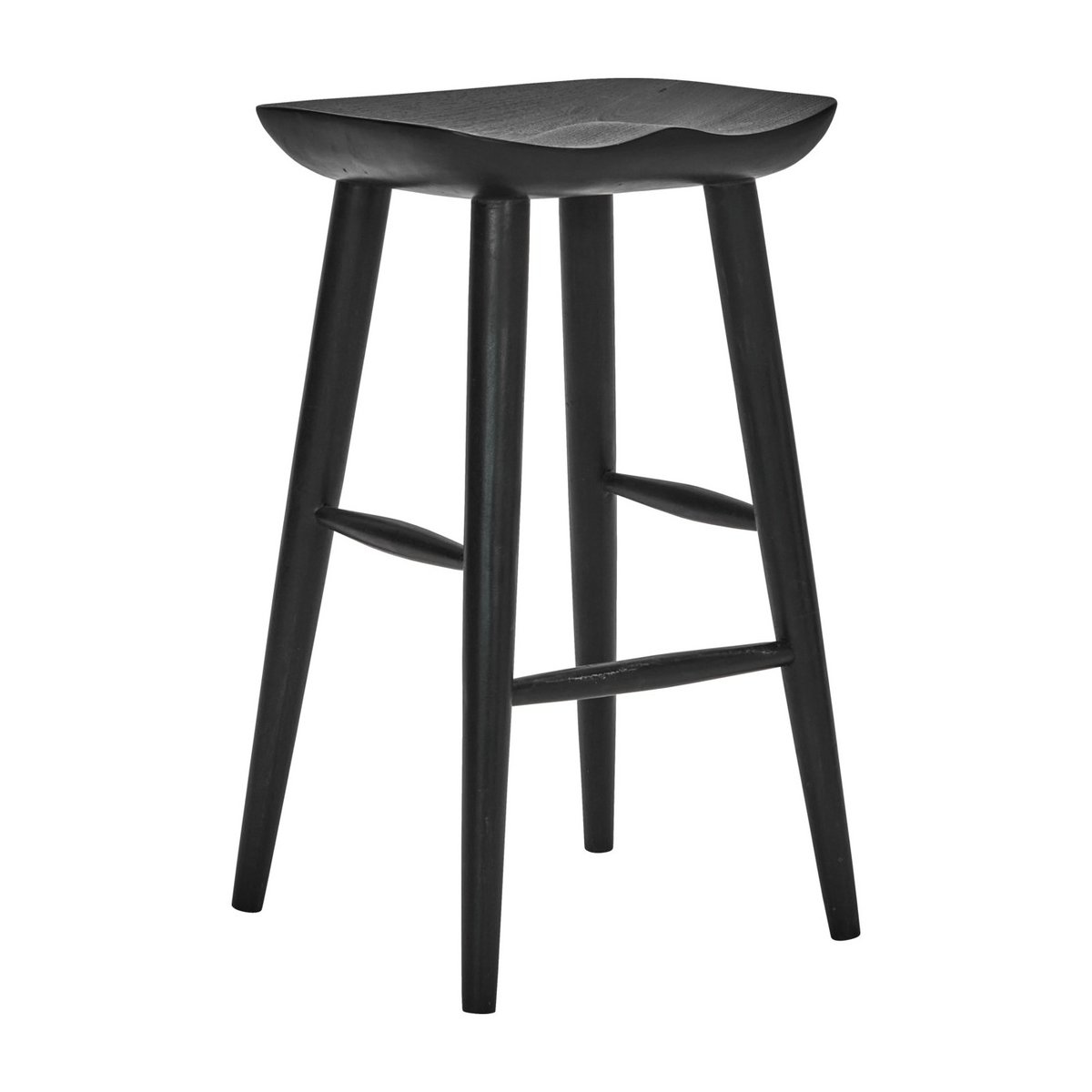Tabouret Bar Haut noir, HOUSE DOCTOR