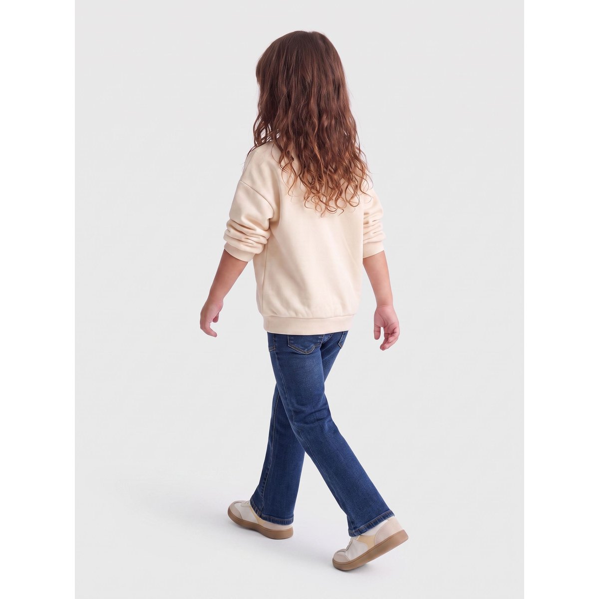 Jean Flared medium blue denim, KIDS ONLY