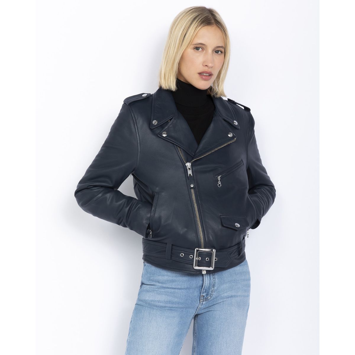 Blouson Perfecto® indigo, SCHOTT