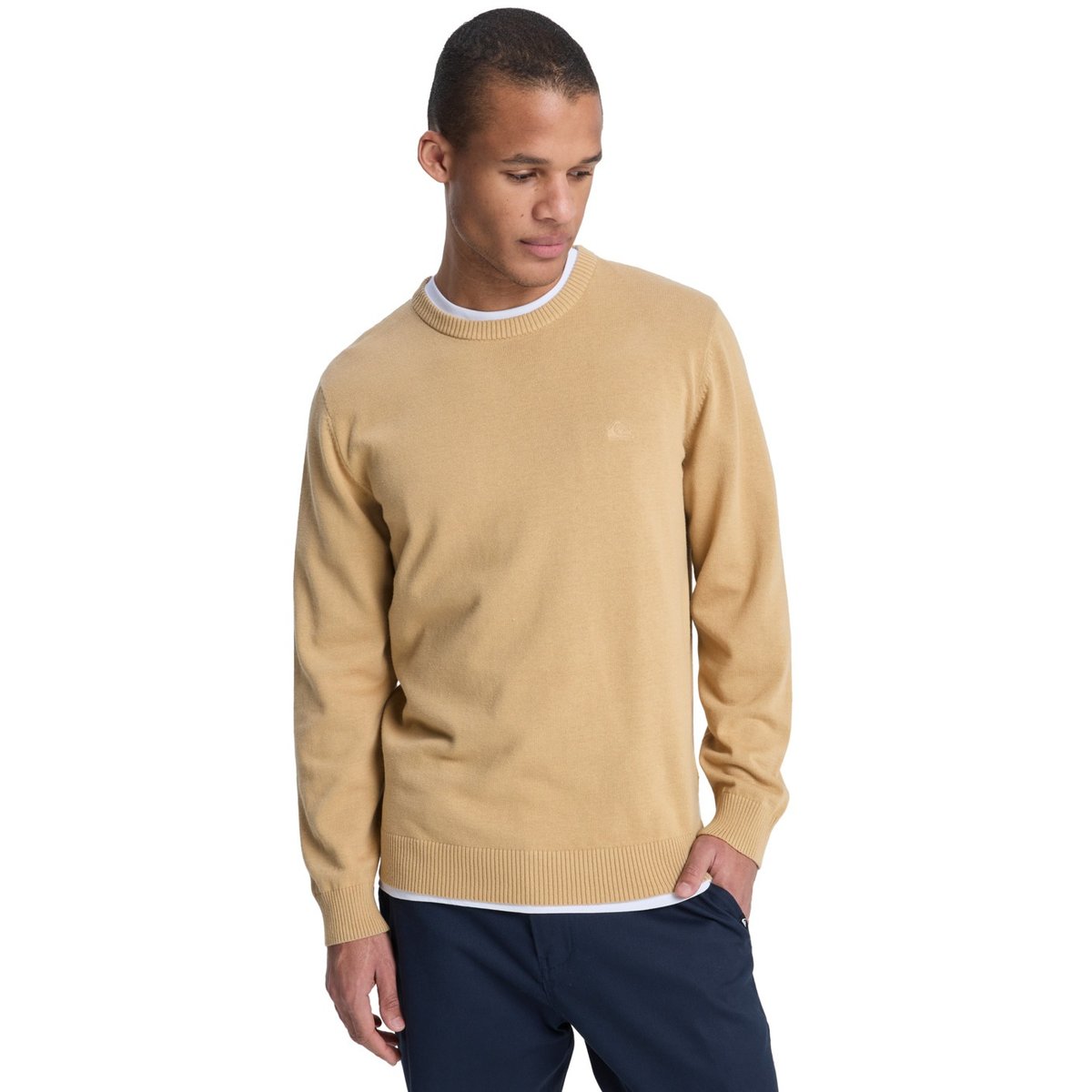 Pull SALT WATER LIGHT beige khaki, QUIKSILVER