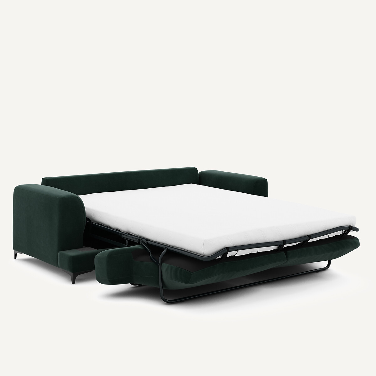 Divano letto 3P velluto, Marsile verde zar , AM.PM