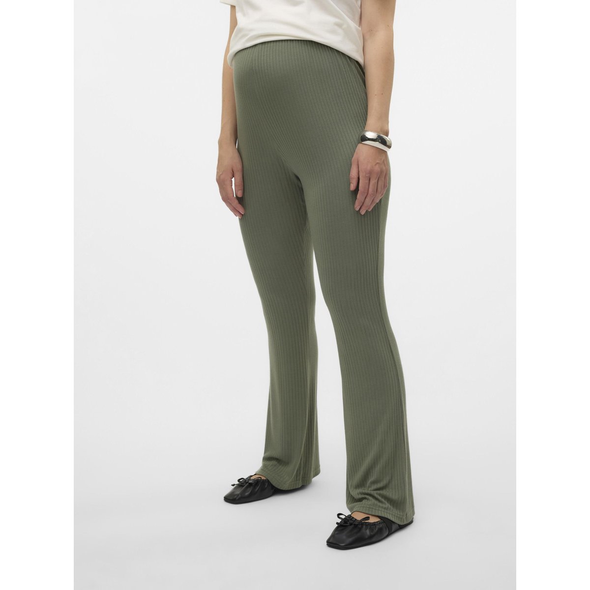 Pantalon agave green, MAMA LICIOUS