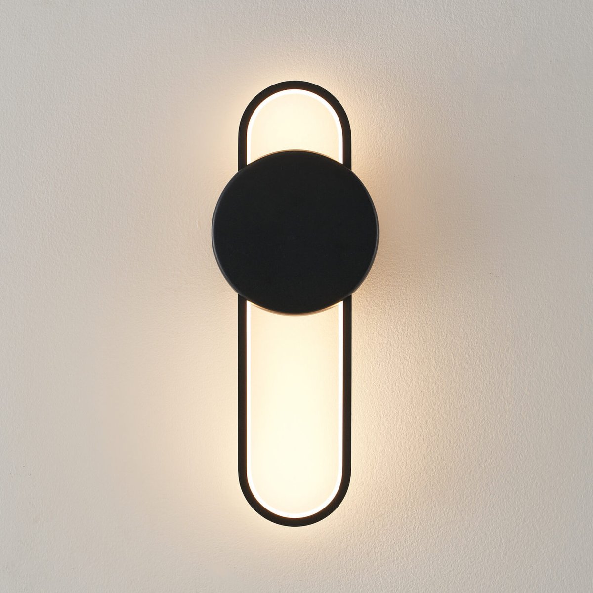 Applique murale contemporaine – PIANI noir, KOSILUM
