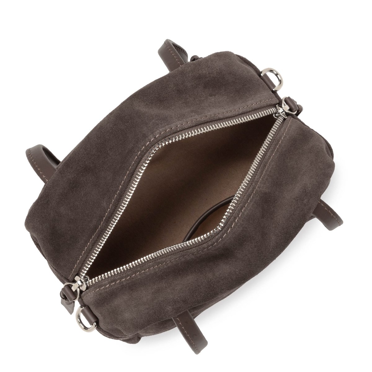 Petit sac à main SUÈDE IT marron, LANCASTER