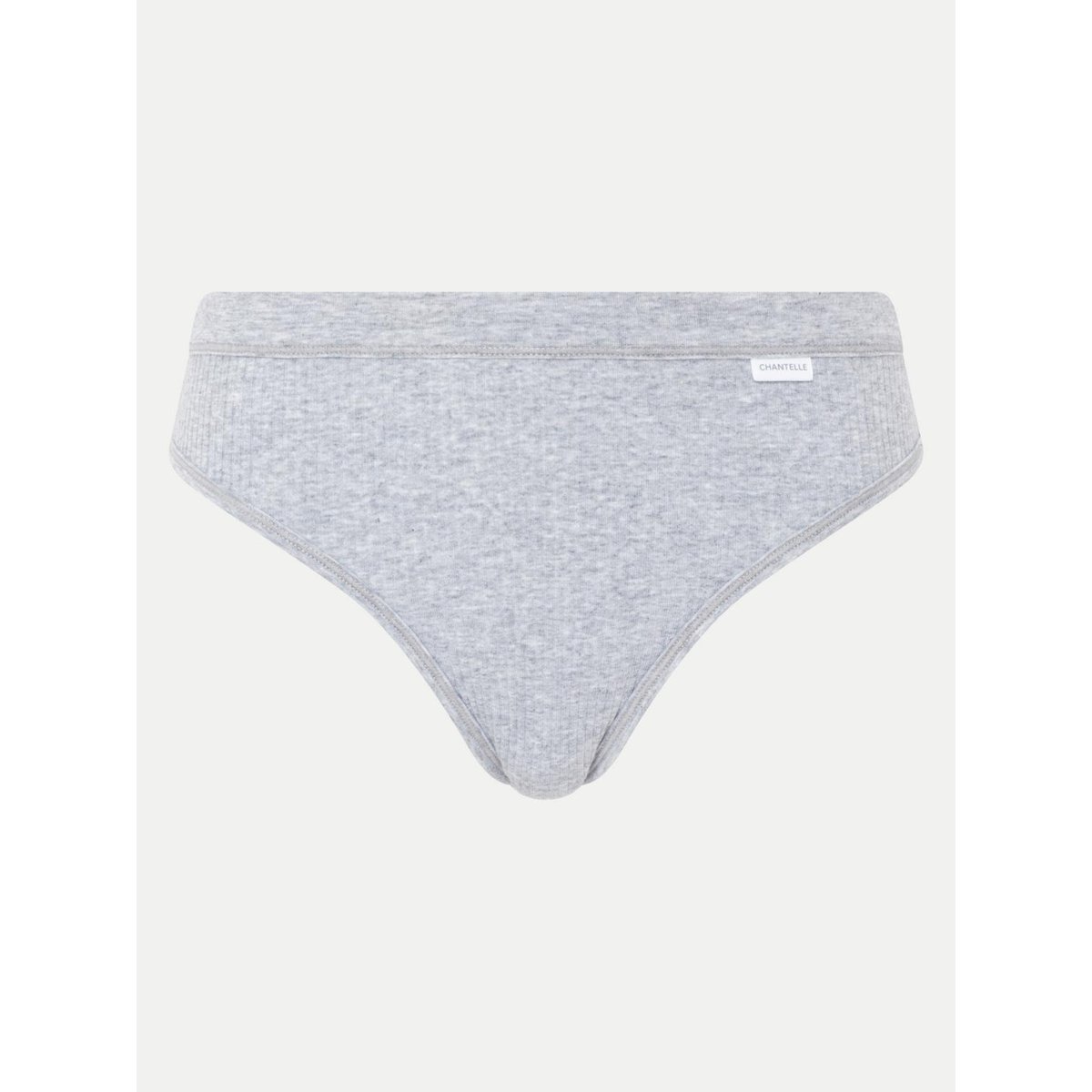 Slip échancré COTTON COMFORT gris mélangé, CHANTELLE