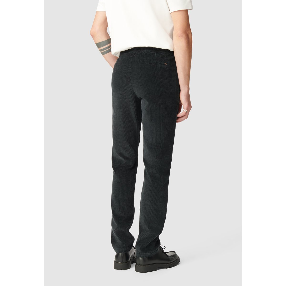 Jogpant velours côtelé gris anthracite, IKKS