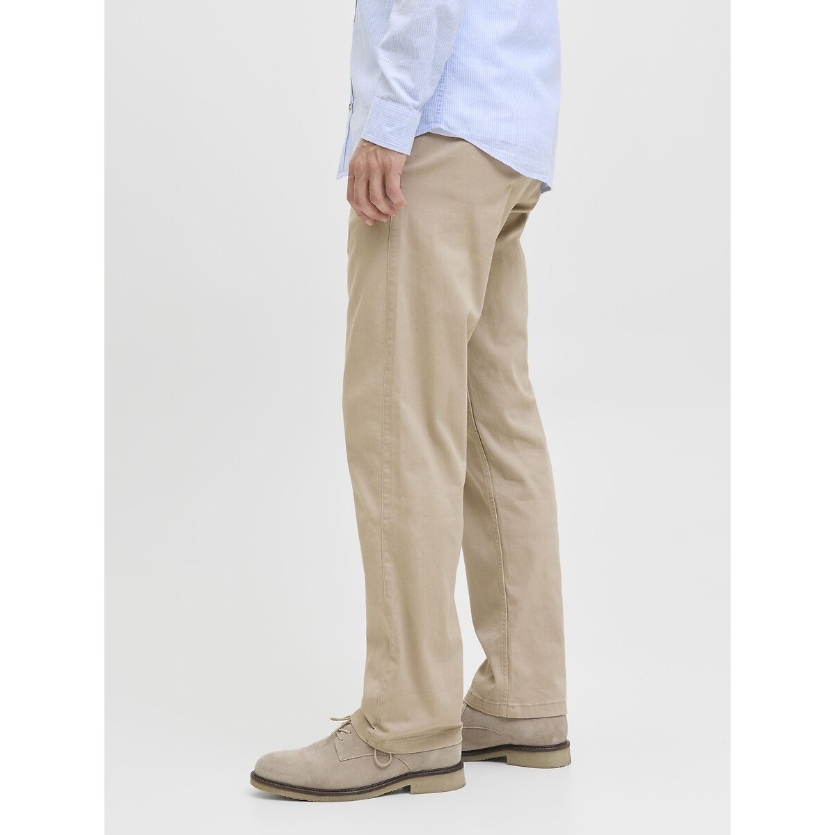 Lot de 2 pantalons chino bleu marine + beige, JACK & JONES