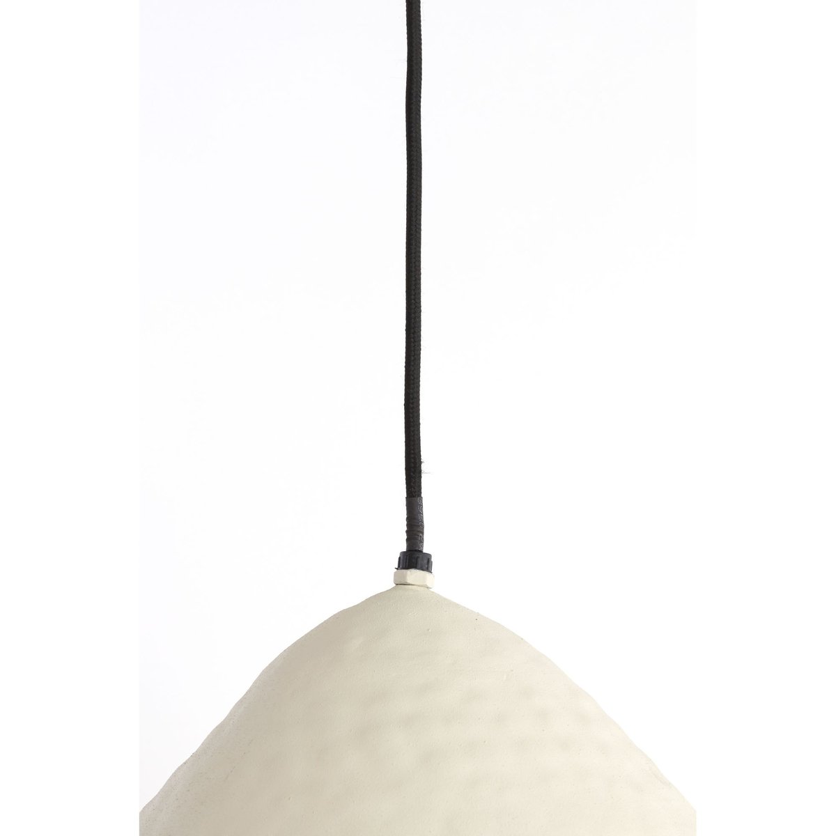 Lampe Suspendue Métal ELIMO crème, LIGHT & LIVING 
