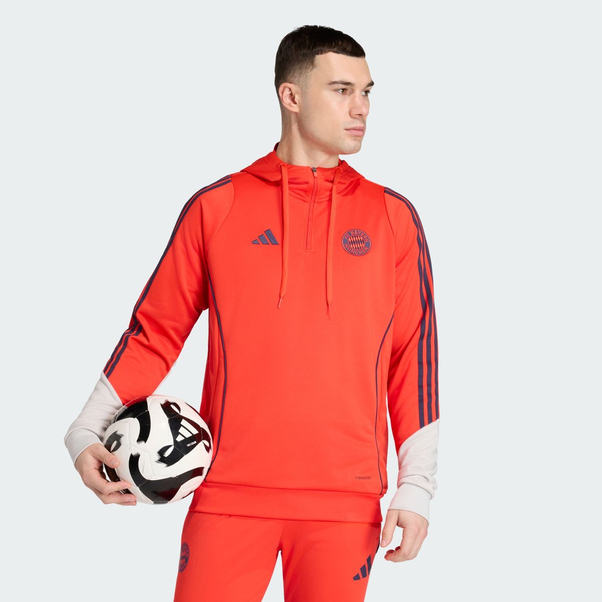 Sweat-Shirt À Capuche Molleton Fc Bayern 25/26 hi-res red, adidas Performance