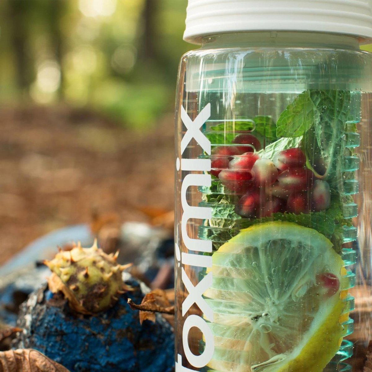 Infuseur à fruits Vert Peppermint vert, DETOXIMIX