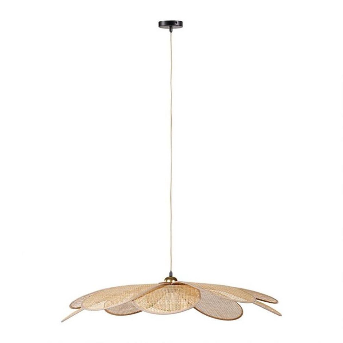 Suspension bambou Margaux M naturel D90 beige, DECORATIE